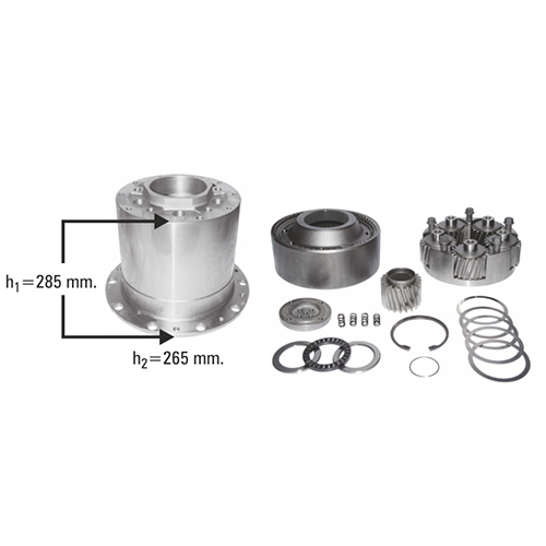 PLANET DİŞLİ SETİ / KOMPLE / ÇAN İLE / SAĞ / KALIN TİP